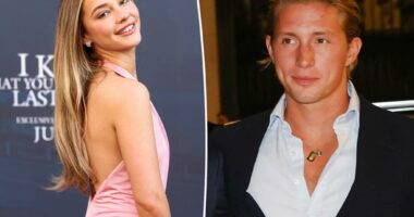 Madelyn Cline makes out with Prince Constantine-Alexios — again — in steamy new snap