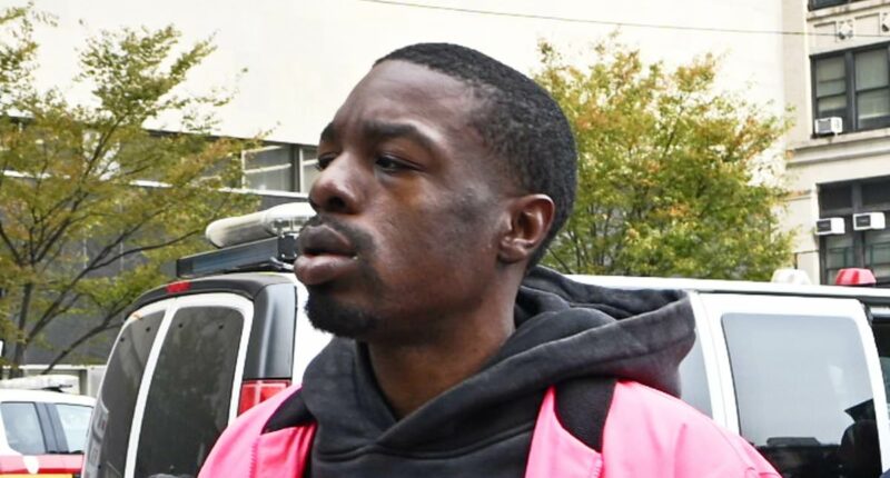 NYC man accused of shoving cop onto train tracks wears scary hoodie