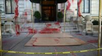 NYT executive editor's apartment building vandalized with red paint