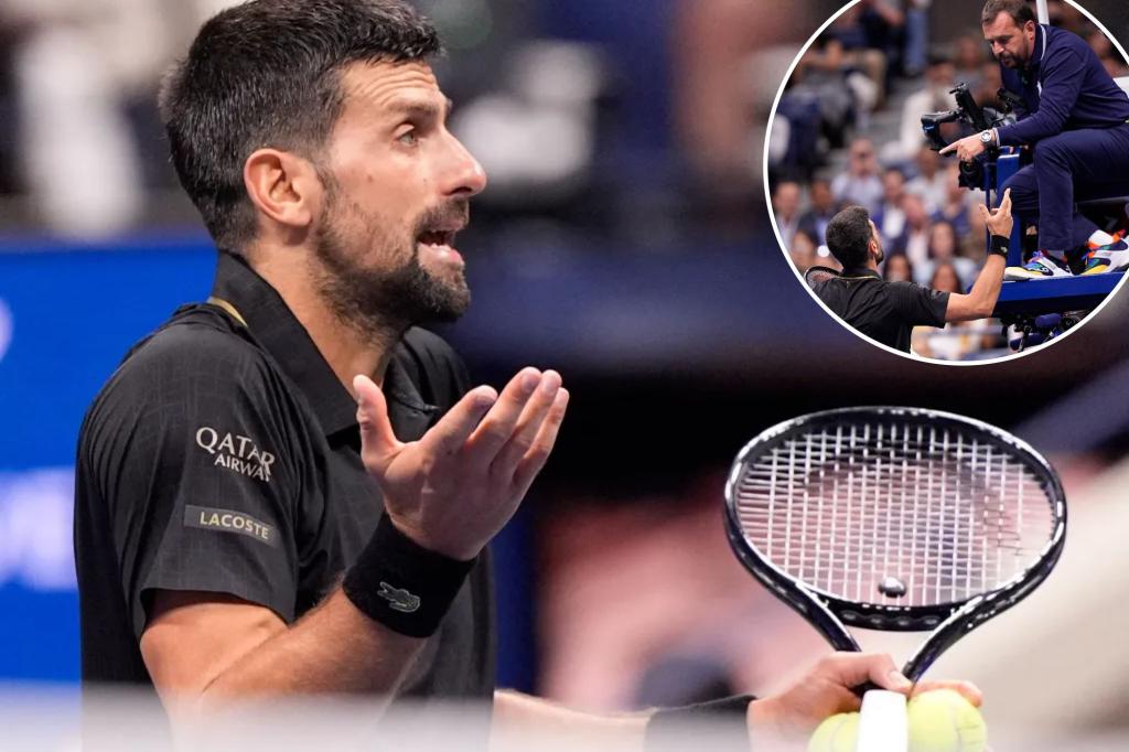 Novak Djokovic complains about noisy US Open crowd — but umpire shuts him down