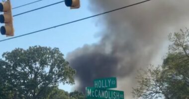 One dead and 9 injured after gunman shoots and firebombs MI church