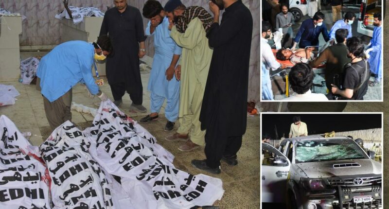 Pakistan suicide bombing near a political rally kills 13 and wounds 30