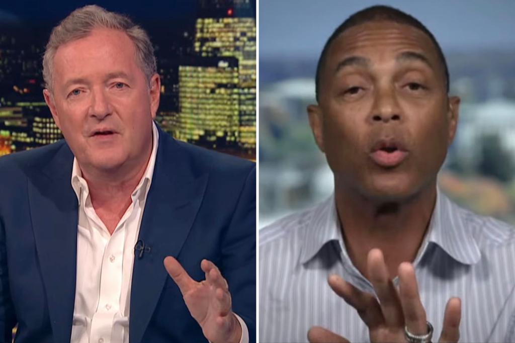 Piers Morgan tells Don Lemon he's ‘being a complete d--k’