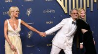 Rita Ora, 34, joins husband Taika Waititi, 50, at the 2025 Emmy Awards