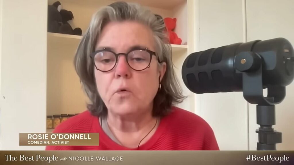 Rosie O'Donnell reveals her therapist is sick of hearing about Trump