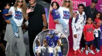 Russell Wilson, Ciara cheer on kids at fashion show before Giants-Chiefs