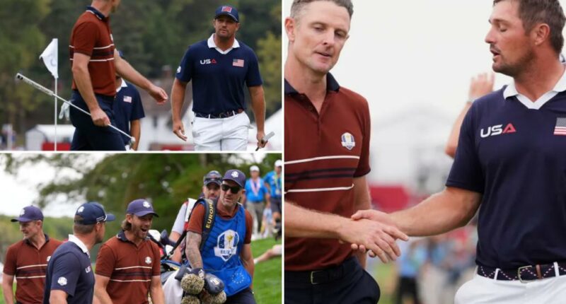 Ryder Cup descends into chaos as Justin Rose, Bryson DeChambeau, caddie combust