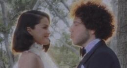 Selena Gomez and Benny Blanco pose for romantic wedding photos