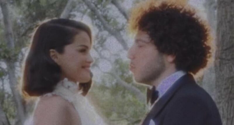 Selena Gomez and Benny Blanco pose for romantic wedding photos