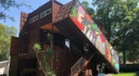 Shipping containers turned into rentals stuns tourists