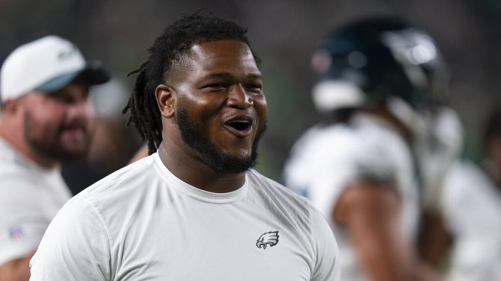 Shock twist as new footage shows Prescott SPIT at Eagles star FIRST