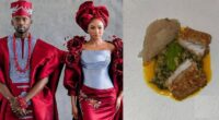 Speculations as Mr Eazi shares size of food after marriage