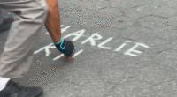 Street artist draws outrage, praise with 'Charlie Kirk spots' after TPUSA founder's assassination