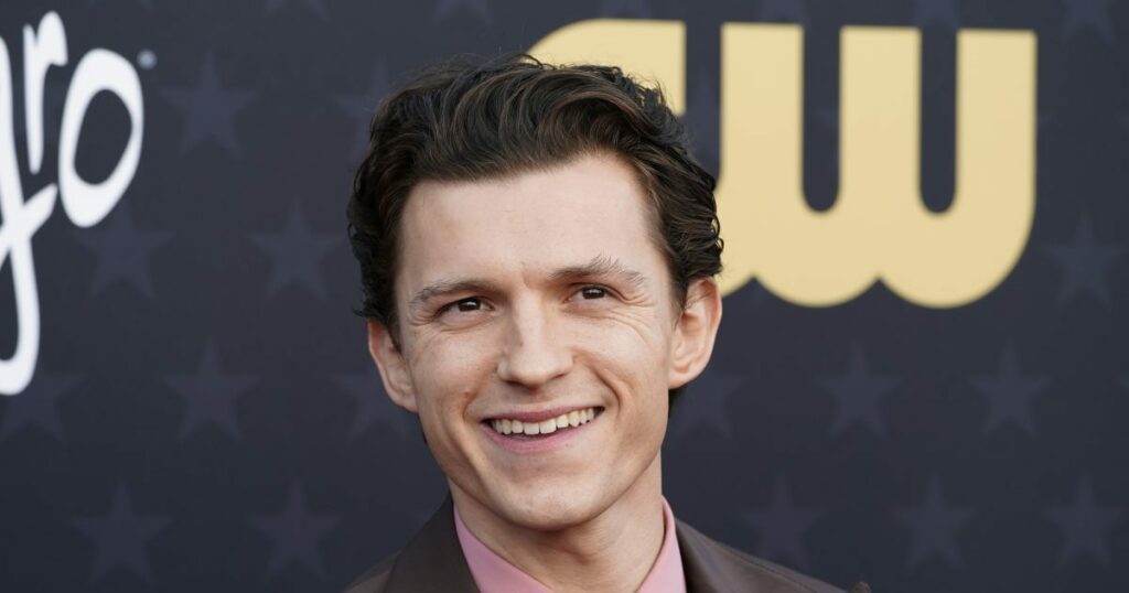 Tom Holland appears at the 29th Critics Choice Awards in Santa Monica, Calif., on Jan. 14, 2024. (Photo by Jordan Strauss/Invision/AP, File)