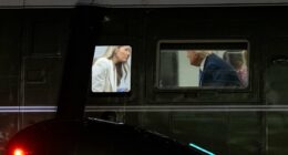 Trump and Melania caught in awkward conversation on Marine One