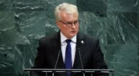 Trump gets praise at UN as Lithuania’s president warns Putin respects only strength