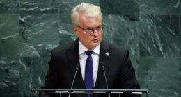 Trump gets praise at UN as Lithuania’s president warns Putin respects only strength