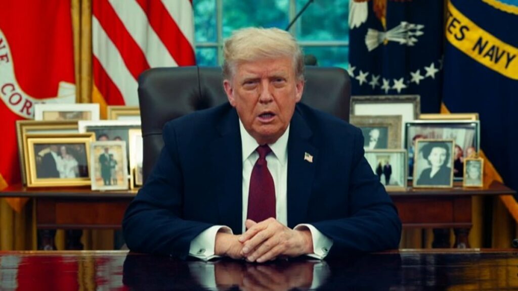 Trump issues Oval Office address over Charlie Kirk's assassination