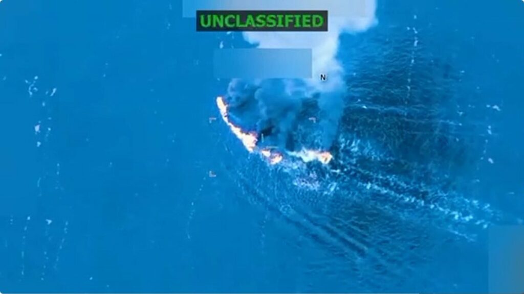 Trump orders deadly strike against terrorists in international waters