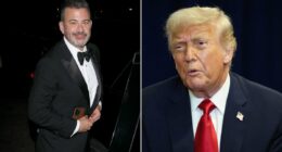 Trump threatens to sue 'Fake News' ABC as Jimmy Kimmel returns