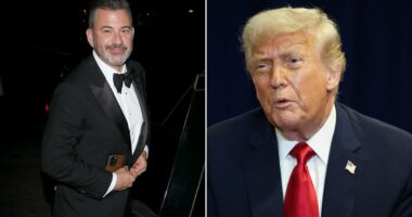 Trump threatens to sue 'Fake News' ABC as Jimmy Kimmel returns