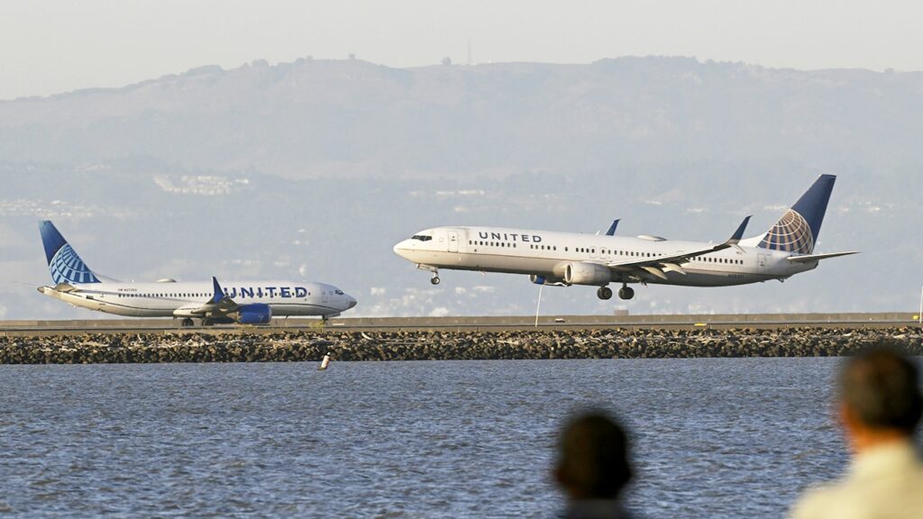 United plane at San Francisco airport collides with another jet while pulling back from gate