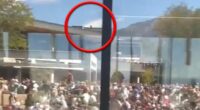Video shows figure fleeing rooftop after Kirk shooting