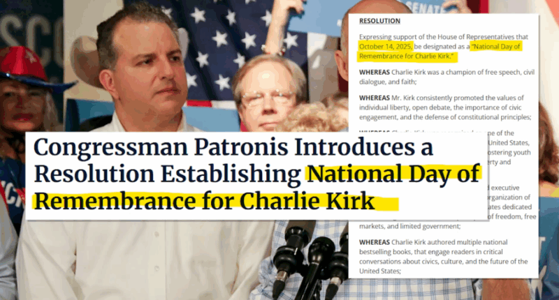 "The world has changed since last week" Florida lawmakers propose a Remembrance Day for Charlie Kirk