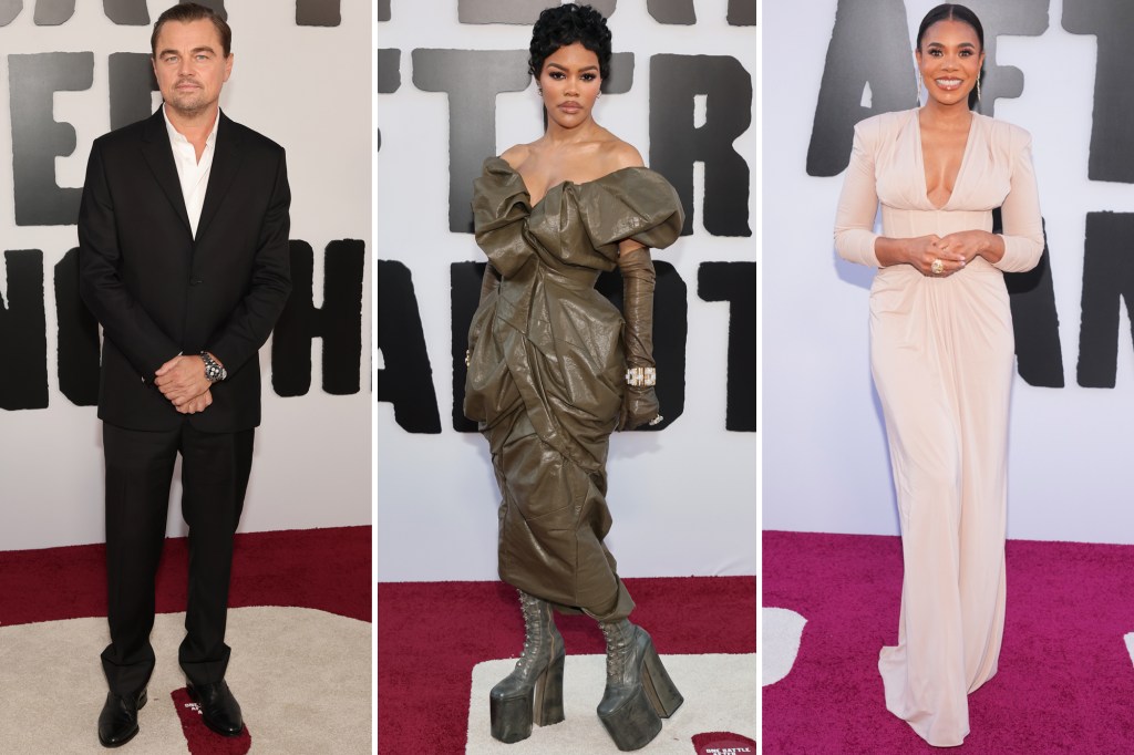 ‘One Battle After Another’ LA premiere red carpet: Leonardo DiCaprio, Teyana Taylor and more