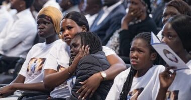Family and friends have farewelled Chol Achiek at a memorial service in Melbourne's north-west.
