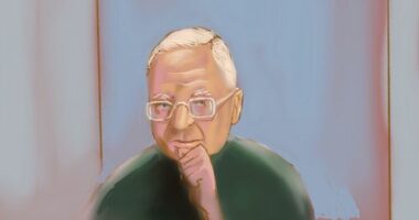Court sketch of Glenn Gary Cameron