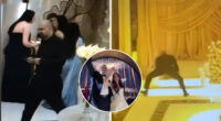 2 arrested after brazen wedding crasher seen on camera stealing $60,000 in gifts from Orange County couple at Glendale, CA party