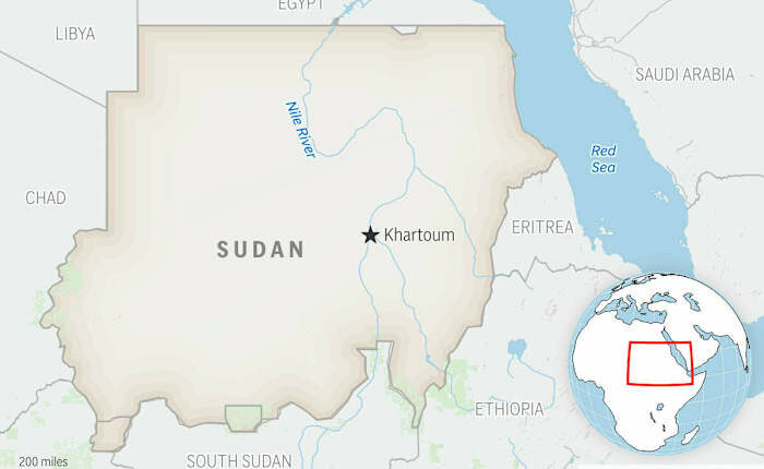 A devastating landslide wipes out a village in Sudan's Darfur, killing more than 1,000 people