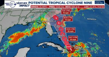 Advisories ahead of Potential Tropical Cyclone Nine