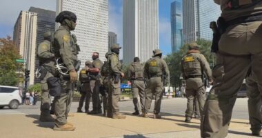 Armed U.S. Border Patrol agents spotted in downtown Chicago as part of ongoing 'Operation Midway Blitz'