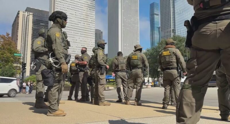 Armed U.S. Border Patrol agents spotted in downtown Chicago as part of ongoing 'Operation Midway Blitz'