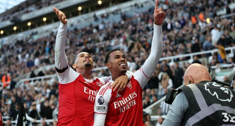 Arsenal seized the window of opportunity seconds before it closed on a weekend when pace-setters Liverpool conceded ground, writes CRAIG HOPE