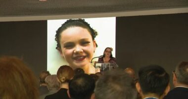 Emma Mason spoke at the United Nations ahead of Australia's social media ban.