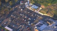 A crime scene has been established as police investigate the crash.