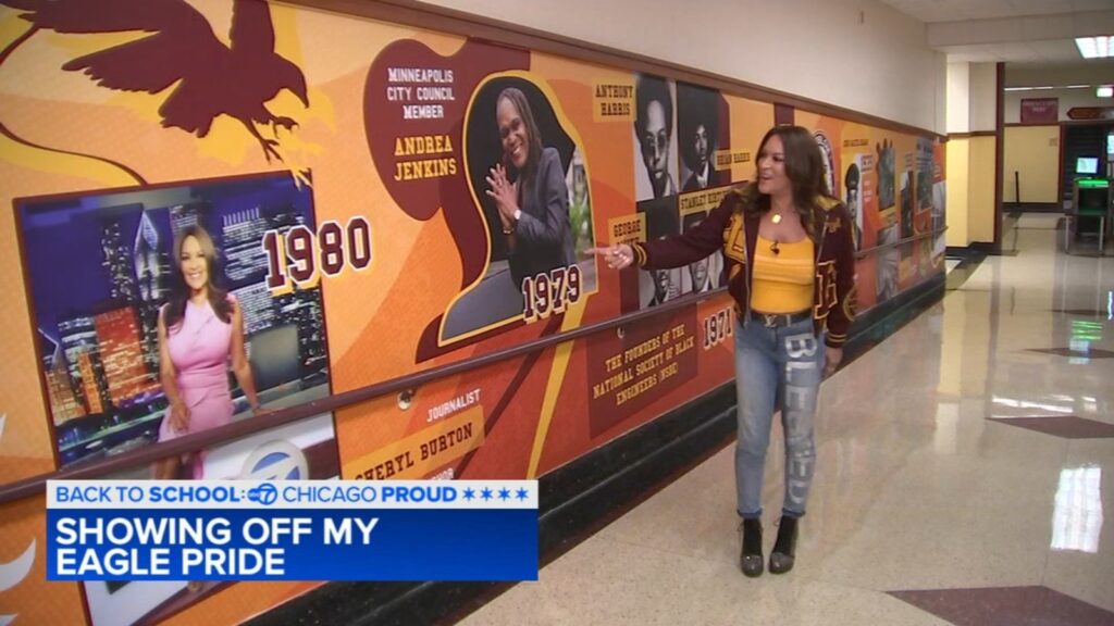 Back to school: ABC7's Cheryl Burton returns to Lindblom Math and Science Academy in West Englewood amid back-to-school season