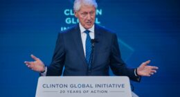 Bill Clinton sees this year's Clinton Global Initiative as a 'counterweight' to aid cuts