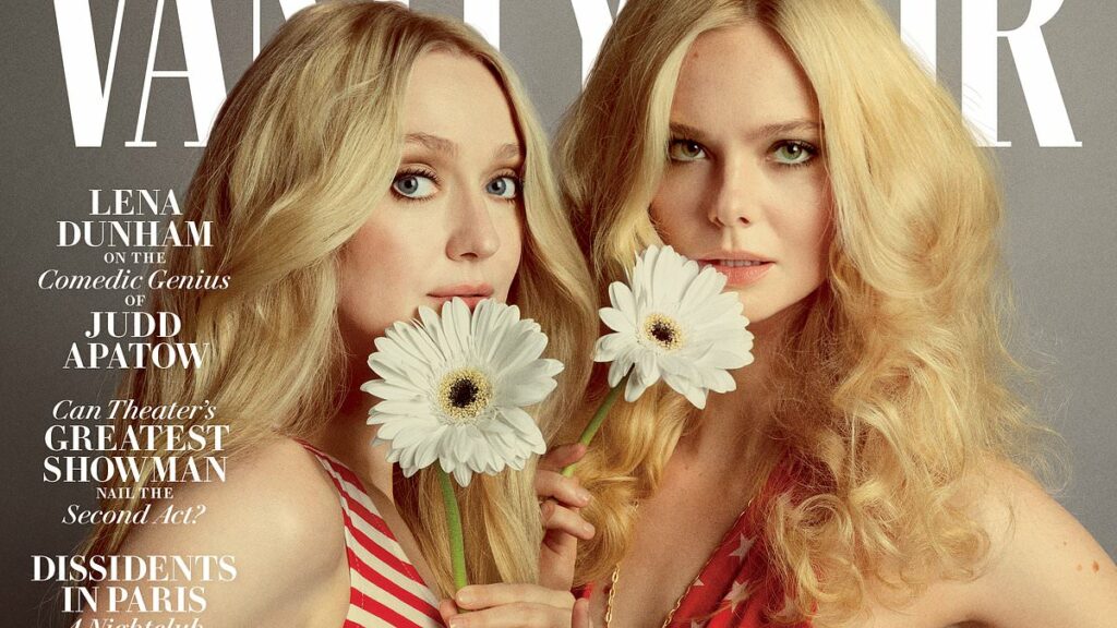 Blonde sisters unrecognizable on Vanity Fair cover