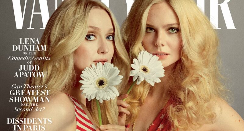 Blonde sisters unrecognizable on Vanity Fair cover