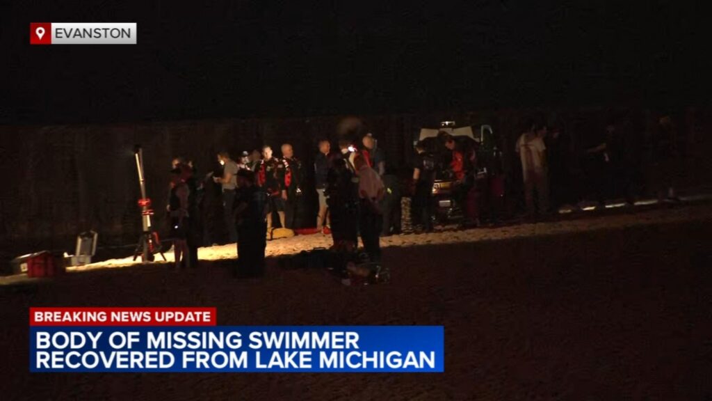 Bodies in Lake Michigan: Missing swimmer's body pulled from water at Lighthouse Beach in Evanston, Illinois, officials say