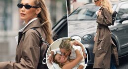 Brave Bella Hadid emerges in Paris after being hospitalized for Lyme disease