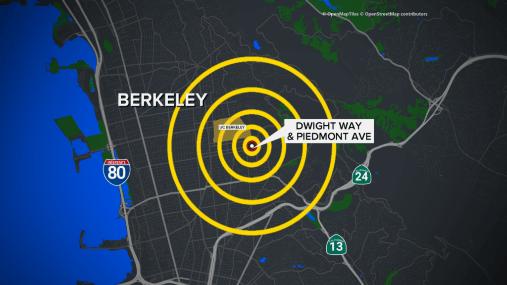 California earthquake: Magnitude 4.3 temblor strikes in Berkeley, USGS says