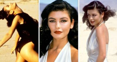 Catherine Zeta-Jones stuns in seldom-seen pictures from younger years as budding singer