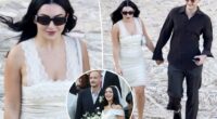 Charli XCX and The 1975 drummer George Daniel host second wedding in Italy
