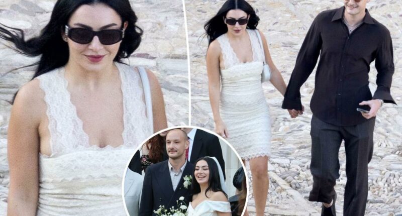 Charli XCX and The 1975 drummer George Daniel host second wedding in Italy
