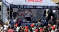 Charlie Kirk shot at conservative students' rally in Utah: Horror video shows MAGA star 'being hit in the neck'